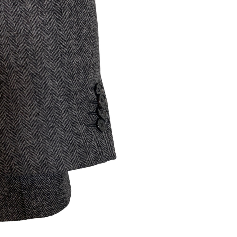 Ralph Lauren Black Label Soft Tailored Slim Fit Wool Blazer Size 48R Grey - Picture 7 of 11